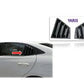 Toyota Yaris Glossy Black Quarter Louvers