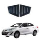 Toyota Yaris Glossy Black Quarter Louvers