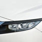 Honda Civic X Gloss Black Headlight Eyebrows Cover For 2016 - 2021