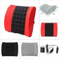 Universal Massage Back Rest Cushion With 12V Vibrator Seat - Black And Red