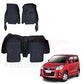 Suzuki Wagon R 9D Floor Mats black color 3 Pcs - Model 2014-2021