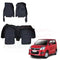Suzuki Wagon R 9D Floor Mats black color 3 Pcs - Model 2014-2021