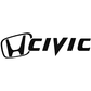 Honda Civic Reborn Black Emblems / Logos 2006 - 2011