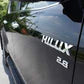 Toyota Hilux Revo Doors Black Emblems HILUX - 2.8 - D-4D