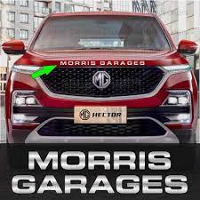 Chrome Bonnet Letters MG Morris Garages - MG Letter Logo