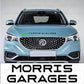 Black Bonnet Letters MG Morris Garages - MG Letter Logo