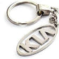 KIA Metal Keychain Keyring - Chrome