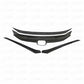 Honda Civic X Grill Carbon Fiber Trims 2016+ Model