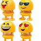 Bouncing Car Dashboard Smileys Emoji Emoticon Toy Each - Multi