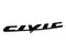 Honda Civic Reborn Black Emblems / Logos 2006 - 2011