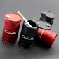 Supreme Car Universal Metal Cigarette Portable Car Ashtray - Red