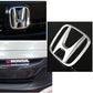 Honda Civic Front Matt Black H Emblem / Logo 2022+ Models
