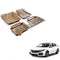Honda Civic 5D Custom Floor Mat Beige 3 Pcs - Model 2012-2016