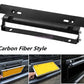 Number Plate License Plate Carbon fiber Double Adjust Tilter